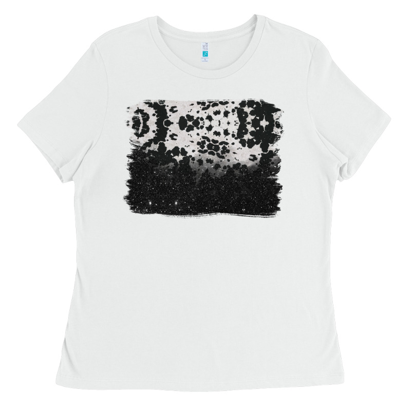 Cowhide Background Ladies Tee by BarkalooDesign | Teevron