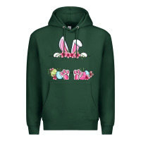 Easter Bunny Name Frame Premium Hoodie | Teevron
