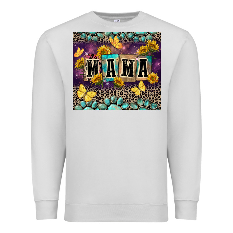 Mama With Sunflowers Premium Sweatshirt by FaDigitalArtStudio | Teevron