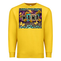 Lemon Mama with sunflowers Premium Sweatshirt - FaDigitalArtStudio