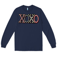 Navy xoxo digital valentines day Long Sleeve Tee - Bettercallsaul