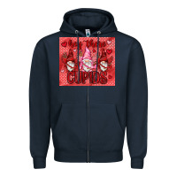 Navy Hey there Cupids with gnomies tumbler Zipper Hoodie - HowdyJamesFarm