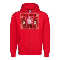 Red Hey there Cupids with gnomies tumbler Zipper Hoodie - HowdyJamesFarm