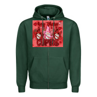 Sports Green Hey there Cupids with gnomies tumbler Zipper Hoodie - HowdyJamesFarm