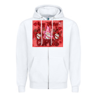 White Hey there Cupids with gnomies tumbler Zipper Hoodie - HowdyJamesFarm