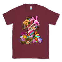 Burgundy He Is Risen Classic Tee - BundleAndBundleShop