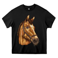 Black horse Heavy Core Tee - BarkalooDesign