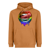 Meerkat rainbow lips pride Heavyweight Hoodie - FaDigitalArtStudio