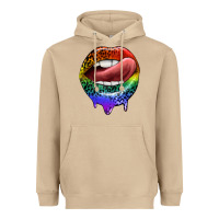 Mushroom rainbow lips pride Heavyweight Hoodie - FaDigitalArtStudio
