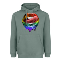 Rainbow Lips Pride Heavyweight Hoodie | Teevron