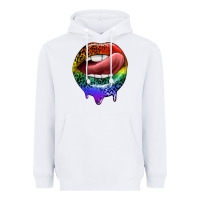 White rainbow lips pride Heavyweight Hoodie - FaDigitalArtStudio