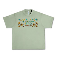 Oil Green teacher of tiny humans libbey glass Urban Heavy Tee - BundleAndBundleShop
