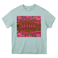 Arona floral leopard mama tumbler Heavy Core Tee - BarkalooDesign
