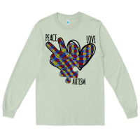Matcha Peace Love Autism Long Sleeve Tee - Bettercallsaul