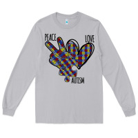 Moon Dust Peace Love Autism Long Sleeve Tee - Bettercallsaul