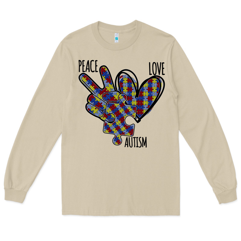 Peace Love Autism Long Sleeve Tee by Bettercallsaul | Teevron