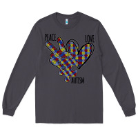 Smoke Peace Love Autism Long Sleeve Tee - Bettercallsaul