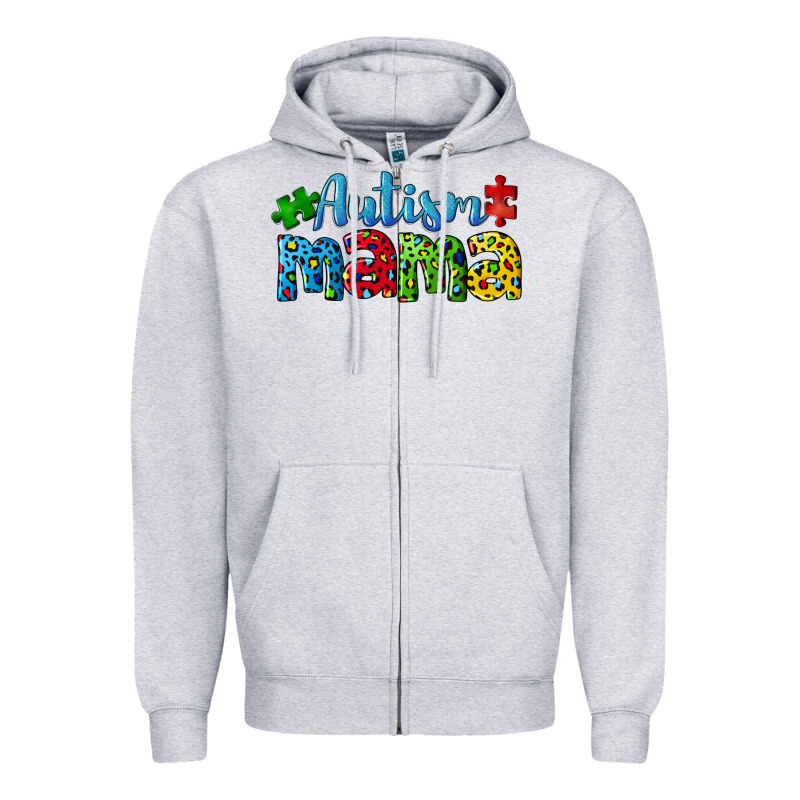 Autism Mama Zipper Hoodie by CowGirlArtShop | Teevron