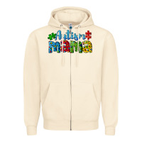 Sandshell autism mama Zipper Hoodie - CowGirlArtShop