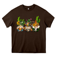 Chocolate Brown western gnomes with cactus Heavy Core Tee - AdoDesignShop