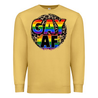 Antique Gold Gay af Premium Sweatshirt - FaDigitalArtStudio