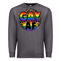 Charcoal Heather Gay af Premium Sweatshirt - FaDigitalArtStudio