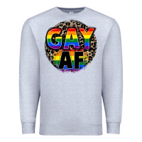 Heather Grey Gay af Premium Sweatshirt - FaDigitalArtStudio