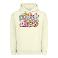 Pigment Pistachio lunch lady easter Urban Hoodie - CowhideDigitalArt