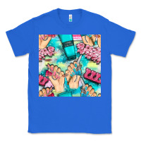 True Royal hand cream and nail tools with serape and glitter seamless pattern bbs Classic Tee - BundleAndBundleShop