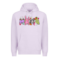 Lilac Easter mama Premium Hoodie - OliviaCreatesArt