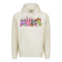 Oatmeal Heather Easter mama Premium Hoodie - OliviaCreatesArt