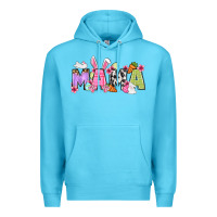 Ocean Blue Easter mama Premium Hoodie - OliviaCreatesArt