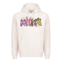 Pale Pink Easter mama Premium Hoodie - OliviaCreatesArt