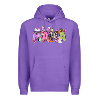 Purple Easter mama Premium Hoodie - OliviaCreatesArt
