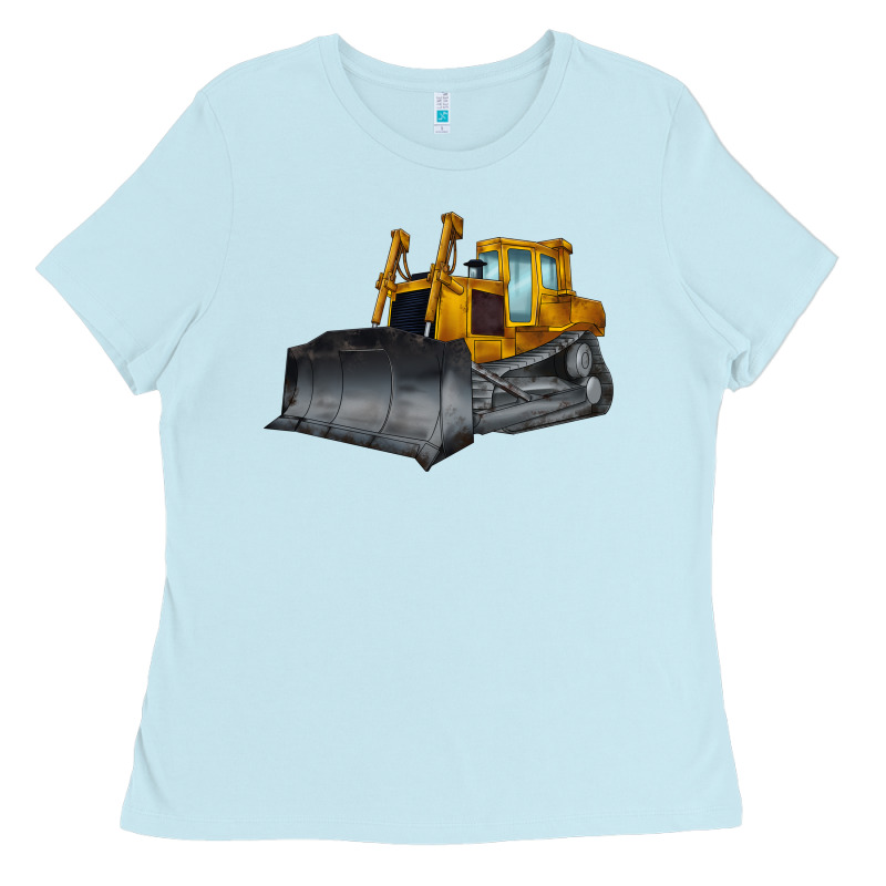 Bulldozer Ladies Tee by LillyAllenDesigns | Teevron