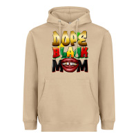 Mushroom Dope black mom Heavyweight Hoodie - FaDigitalArtStudio