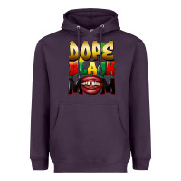Plum Dope black mom Heavyweight Hoodie - FaDigitalArtStudio
