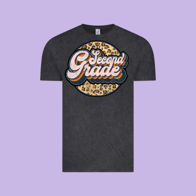Second Grade Vintage Tee Designed By Jahusdesignshop