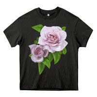 Asphalt Silver Lining Rose Heavy Core Tee - LillyAllenDesigns