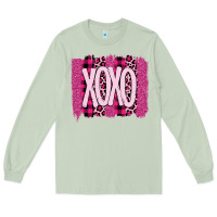 Matcha Love Xoxo Brushstrokes Valentines Long Sleeve Tee - Bettercallsaul