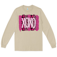 Mushroom Love Xoxo Brushstrokes Valentines Long Sleeve Tee - Bettercallsaul