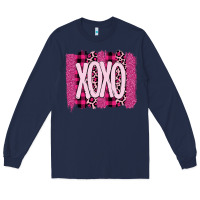 Love Xoxo Brushstrokes Valentines Long Sleeve Tee | Teevron