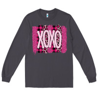Smoke Love Xoxo Brushstrokes Valentines Long Sleeve Tee - Bettercallsaul