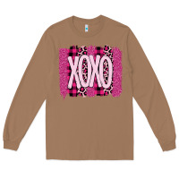 Toasted Coconut Love Xoxo Brushstrokes Valentines Long Sleeve Tee - Bettercallsaul