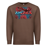 Chestnut America america america america 4th of july Premium Sweatshirt - FaDigitalArtStudio