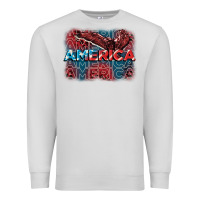 Dove Grey America america america america 4th of july Premium Sweatshirt - FaDigitalArtStudio