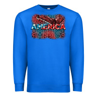 True Royal America america america america 4th of july Premium Sweatshirt - FaDigitalArtStudio