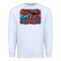 White America america america america 4th of july Premium Sweatshirt - FaDigitalArtStudio