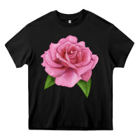 Black Perfume Delight Rose Heavy Core Tee - LillyAllenDesigns