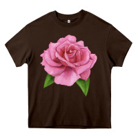 Chocolate Brown Perfume Delight Rose Heavy Core Tee - LillyAllenDesigns
